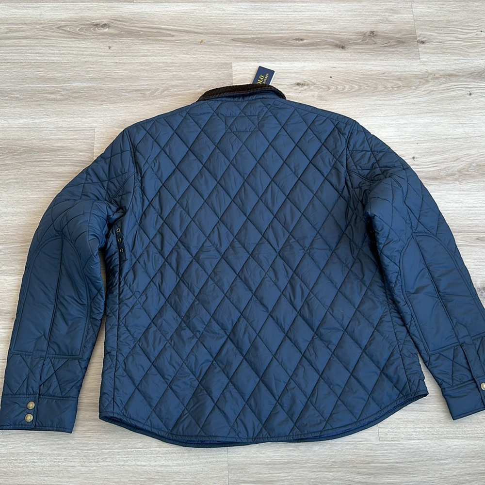 Polo Ralph Lauren Men's Brentford Insulated Quilted Shirt Jacket College xxl - Picture 10 of 10